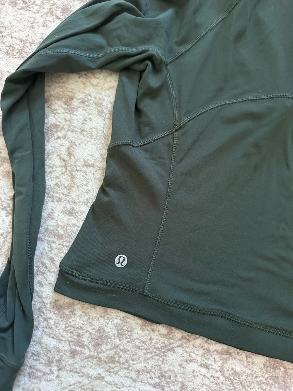 lululemon athletica Women’s Deep Forest Green Quarter-Zip Pullover